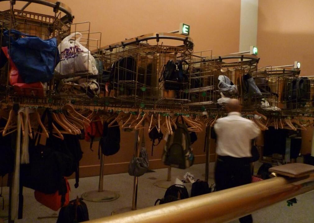 #5. Locker room, coatroom, and dressing room attendants
